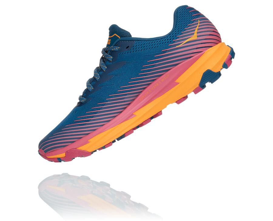 Tenis Hoka One One Trail Mujer Azules - Torrent 2 - YIMQ64137